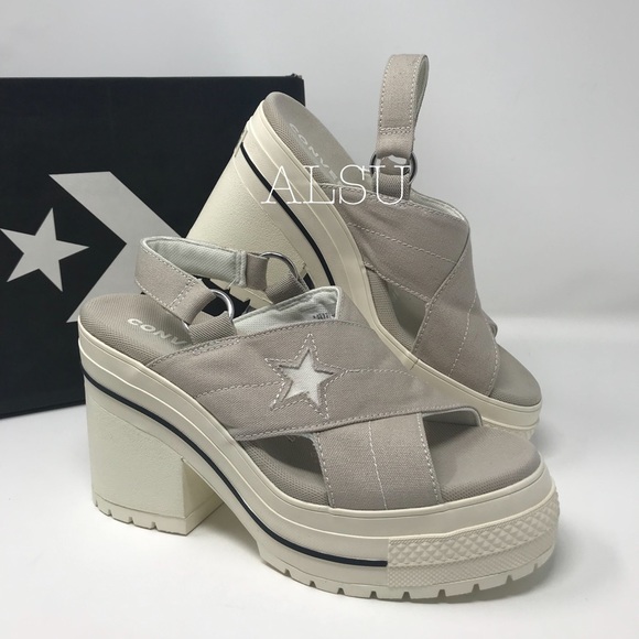 Converse One Star Herl Sandal Papyrus W AUTHENTIC - Picture 2 of 8